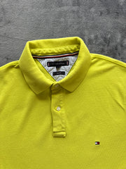 (L) Tommy Hilfiger Slim Fit мъжка поло тениска